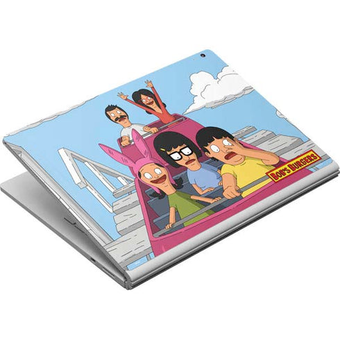 Bobs Burgers Roller Coaster Surface Book Skin